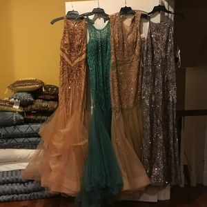 3 Beautiful prom dresses for sale!